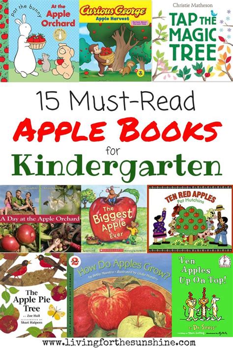 Perfect Books About Apples for Toddlers, Preschoolers & Kindergarten | Kindergarten books, Books ...