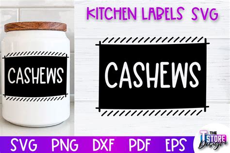 Kitchen Label SVG | Kitchen Decoration Graphic by The T Store Design · Creative Fabrica