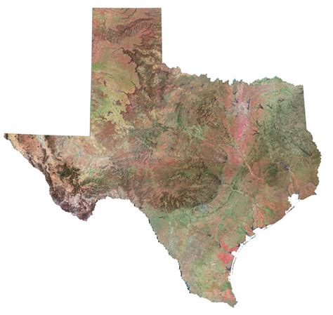 Map of Texas - Cities and Roads - GIS Geography