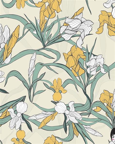 Iris pattern design on Behance