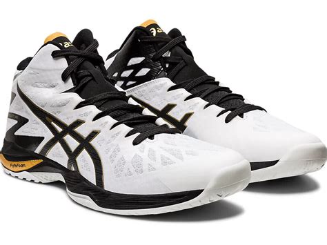 Asics volleyball Shoes V-SWIFT FF MT 2 White Black Model 1053A018 100 ...