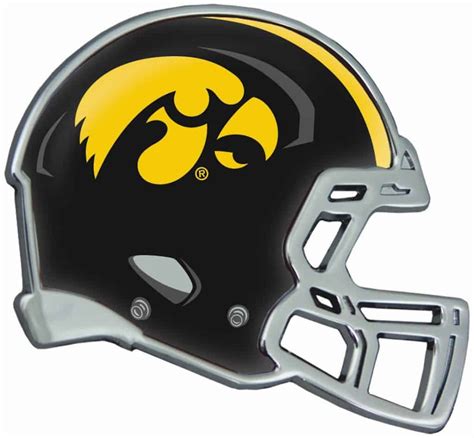 Iowa Hawkeyes Auto Emblem - Helmet - Detroit Game Gear