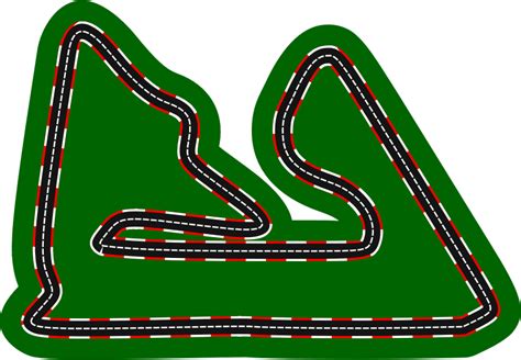 Racetrack Clipart Race Track Auto Racing Clip Art - Race Track Clipart - Png Download - Full ...