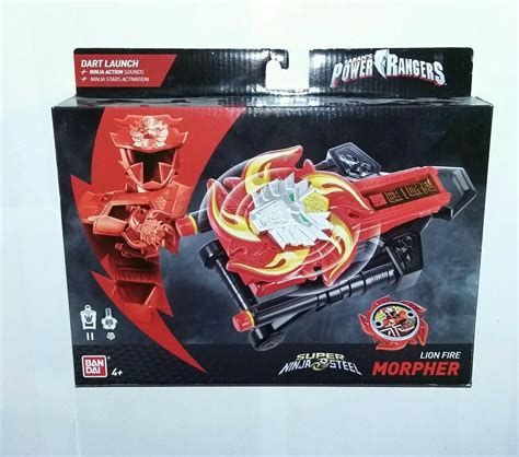 Power Rangers Ninja Steel Lion Fire Morpher Roleplay Toy NEW | #1991431723