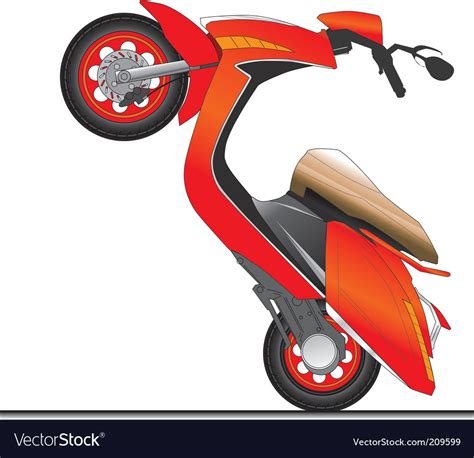 Scooter Royalty Free Vector Image - VectorStock