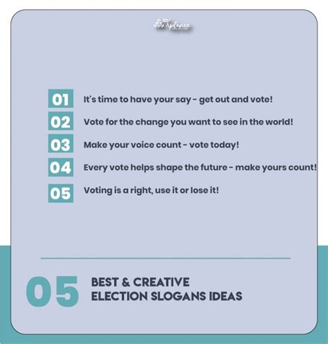 117+ Attractive Election Slogans Taglines & Ideas - Tiplance