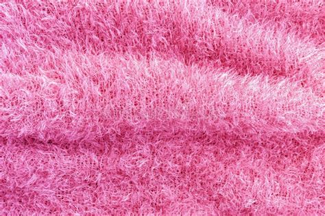 Background of Soft, Fluffy Knit Fabric. Pink Knitted Texture. Stock ...