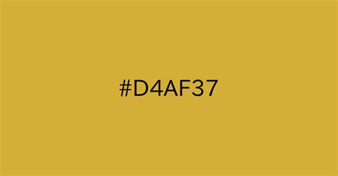 #D4AF37｜カラーサイト.com