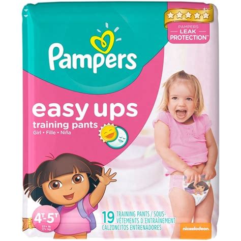 Pampers Easy Ups Training Pants Girl 4T-5T - 19 CT (19 ct) - Instacart