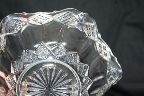 Vintage Cut Crystal Cut Glass Bowl, Trinket Dish, Cut Glass Candy Dish ...