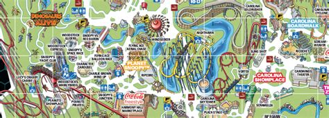 Carowinds | Amusement park, Plan your trip, Interactive map