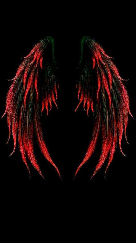 black and red angel wings - Google Search | Wings wallpaper, Wings drawing, Dark wallpaper