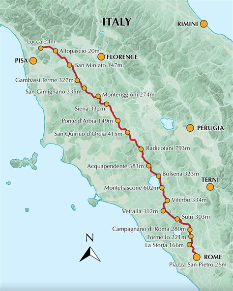 Schlauch Obstgemüse Show via francigena route map Dichte Leer Bote