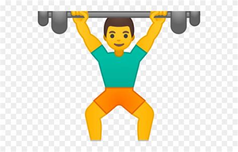 Weight Lifter Emoji Clipart (#2049268) - PinClipart