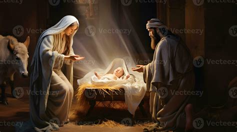 Mary, Joseph and the baby Jesus, Son of God, Christmas story, Christmas ...