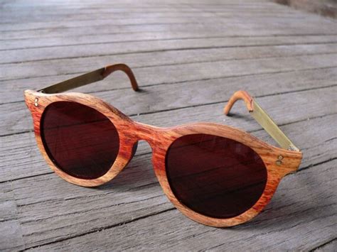 Items similar to Wood eye glasses Wood and Brass frames Rx/Sunglasses ...