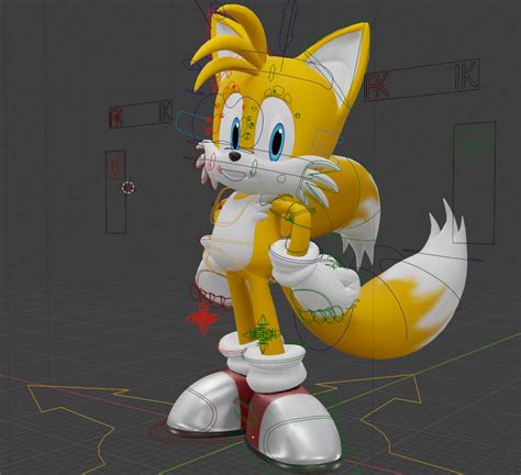 Miles Tails Prower Blender Rig Download by Leymi-Lopez on DeviantArt