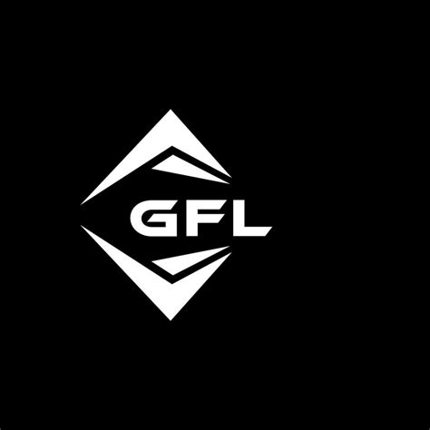 gfl resumen tecnología logo diseño en negro antecedentes. gfl creativo iniciales letra logo ...