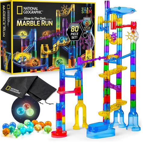 Buy NATIONAL GEOGRAPHICGlowing Marble Run – Construction Set with 15 ...