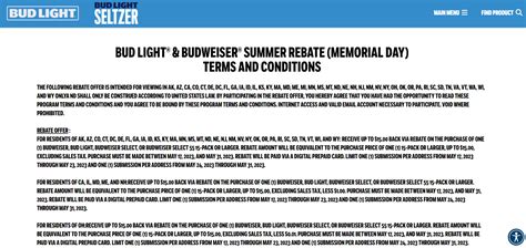 Bud Light Coupons Printable - BudlightRebate.com