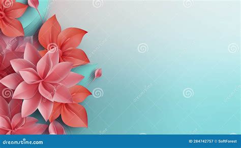 Digital Technology Transparent Colorful Flowers Abstract Graphics Poster Web Page PPT Background ...