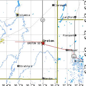 Groton, South Dakota (SD) ~ population data, races, housing & economy