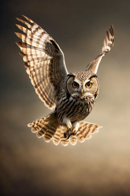 Premium AI Image | Great horned owl wingspan