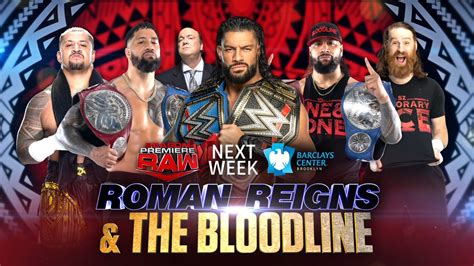 WWE Raw 2022 Season Premiere: The Bloodline To Appear; Title Match Confirmed