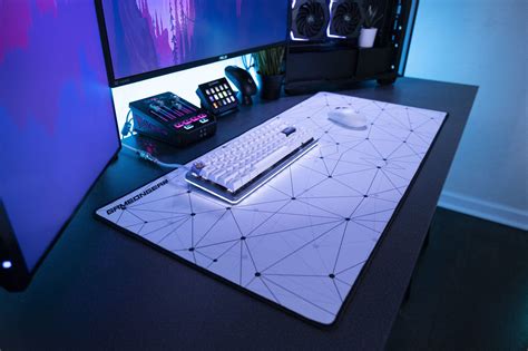 Galactic White Mousepad XXL in 2021 | Mouse pad, Gaming room setup ...