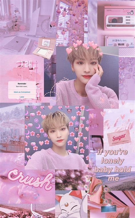 Park Seonghwa, Pink Kpop Aesthetic HD phone wallpaper | Pxfuel