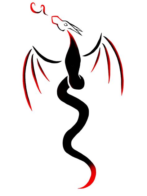 Fire Breathing Dragon Tattoo - ClipArt Best