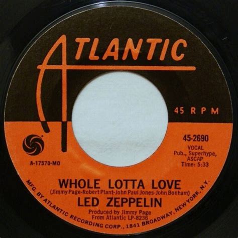 Led Zeppelin - Whole Lotta Love (1969, Vinyl) | Discogs