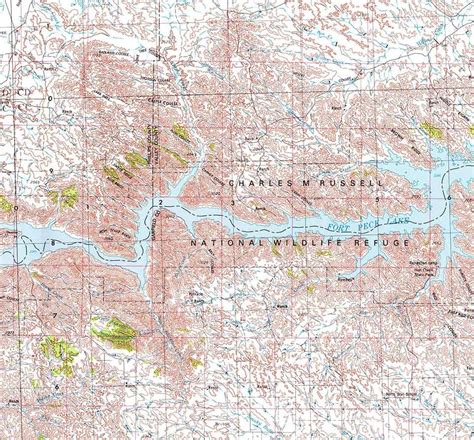 1954 Topo Map of Jordan Montana Quadrangle Fort Peck Lake - Etsy Canada