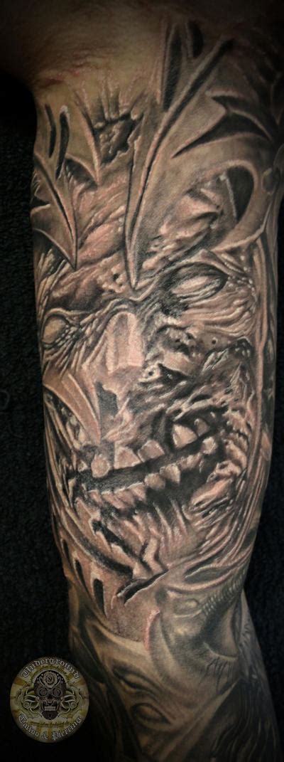 Horror Zombie demon face final by 2Face-Tattoo on DeviantArt