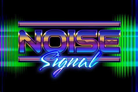 Noise Signal Editable Text Effect Retro Graphic by diqtam · Creative ...