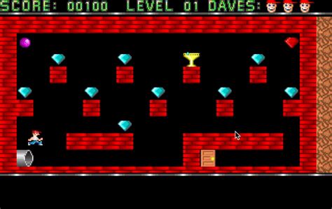 Dangerous Dave (DOS) - online game | RetroGames.cz