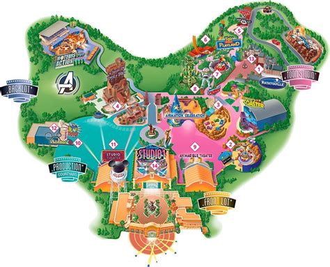 Disneyland Paris Map Map Of Disneyland Paris And Walt - vrogue.co