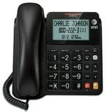 AT&T CL2940 Corded Single Line Speakerphone Caller ID/Call Waiting with Large Tilt Display ...