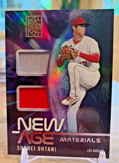 2022 PANINI CAPSTONE Shohei Ohtani New Age Materials Dual Jersey Patch ...