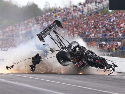 Larry Dixon's NHRA crash