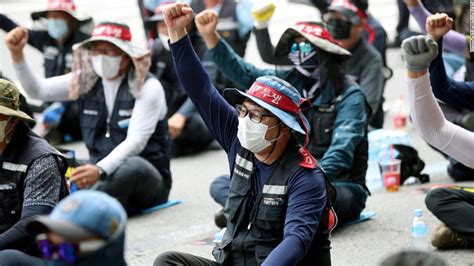 Trucker strike in South Korea enters seventh day, hits POSCO, Hyundai Motor - CNN