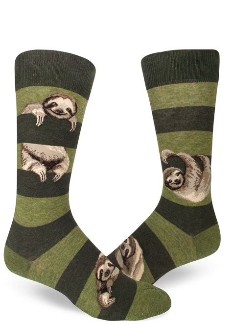 sloth-socks-for-men-animal-sock-modsocks-green | ModSocks Novelty Socks