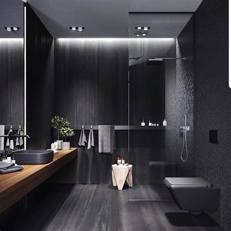 10+ Modern Black Bathroom Ideas