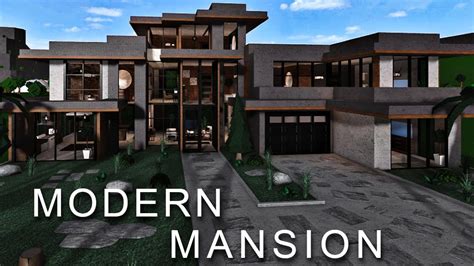 Modern mansion bloxburg