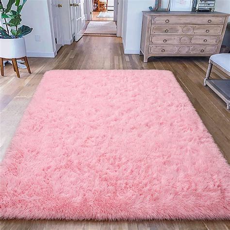 Fluffy Light Pink Shaggy Rug Carpet | Shop Today. Get it Tomorrow! | takealot.com