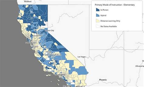 New maps showing which California school districts are open reflect big divides