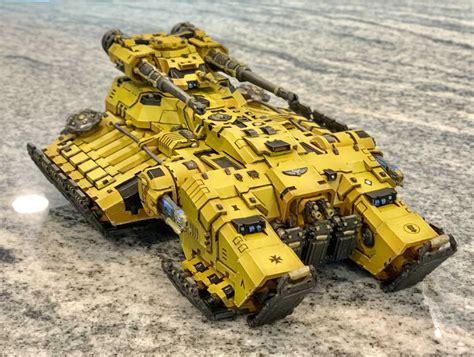 Imperial Fists Astraeus Super-heavy Tank, AKA Dorn's Whip, reporting ...