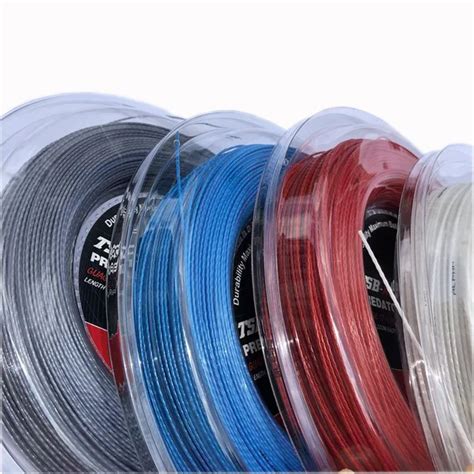 1 Reel ALPHA Bamboo Tennis racket Strings 1.25mm 17L polyester string ...