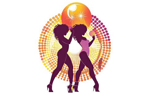 Premium Vector | Disco dancer of the 70s seventies music vector ...