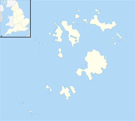 Image: Isles of Scilly UK location map